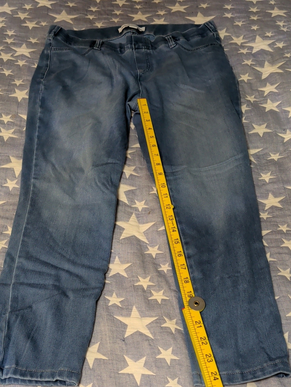 Amazon Essentials Blue Jeggings Large Short
